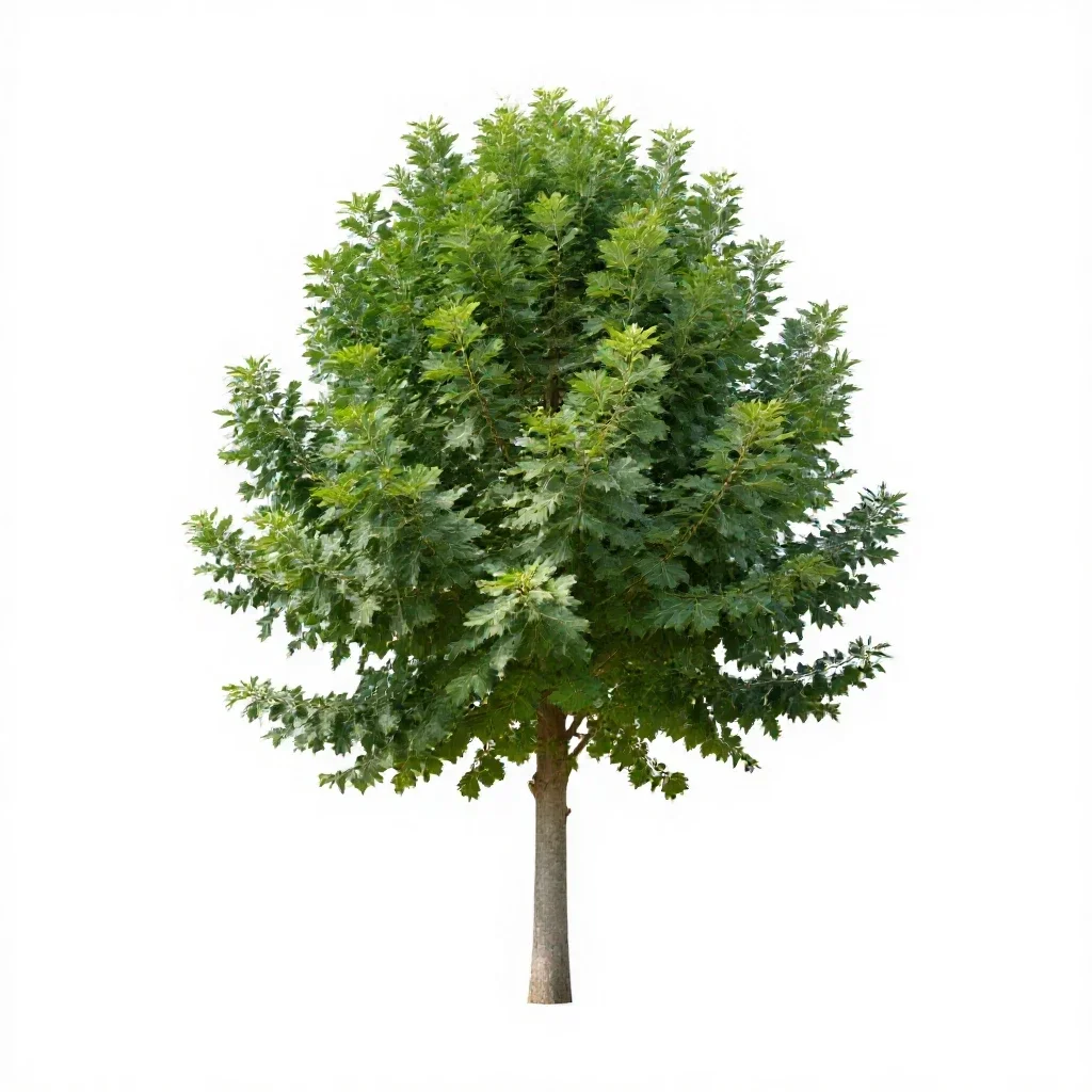 Cabbage tree isolated on a white background