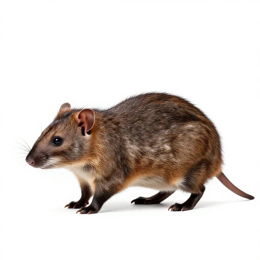 Bandicoot isolated on a white background