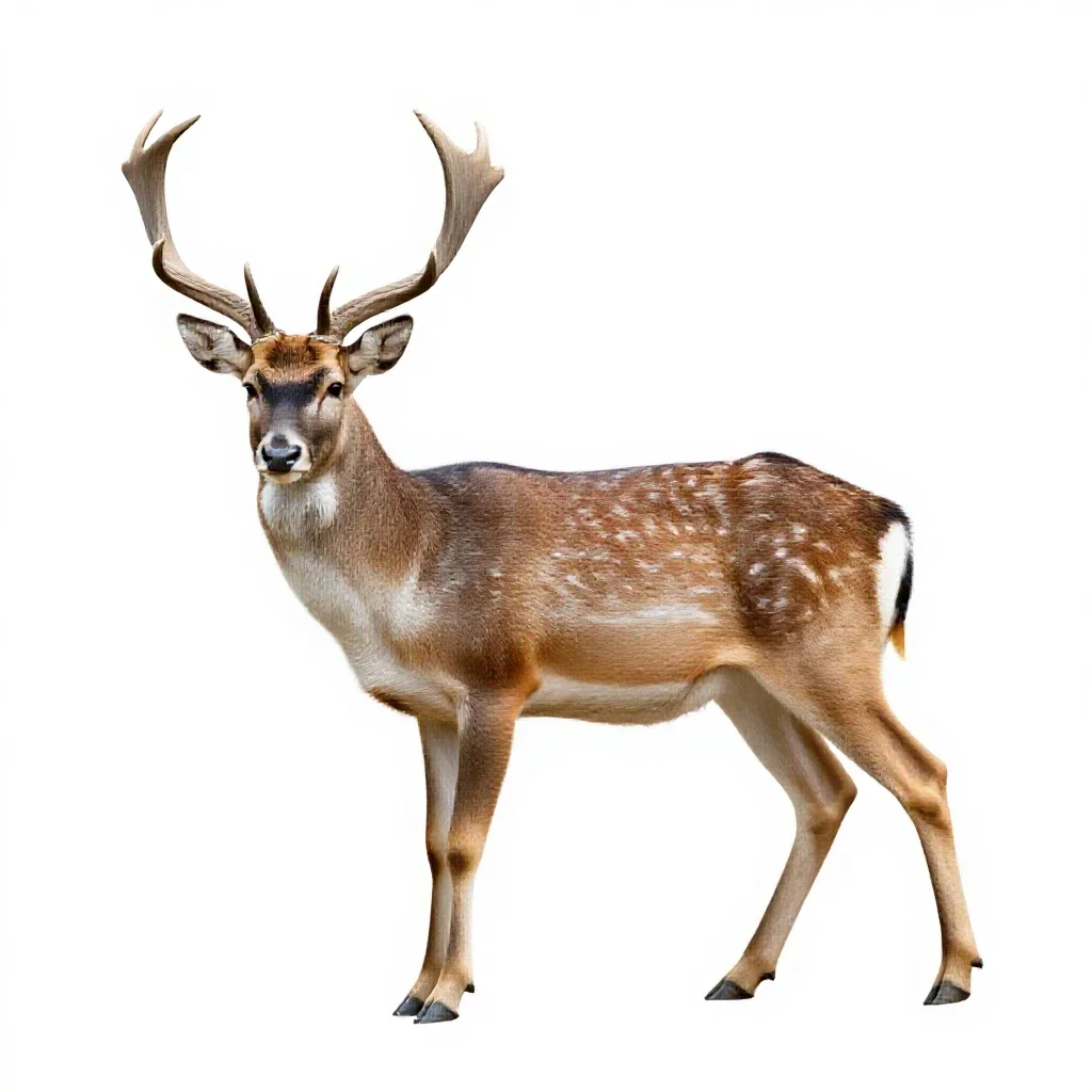 Buck isolated on a white background