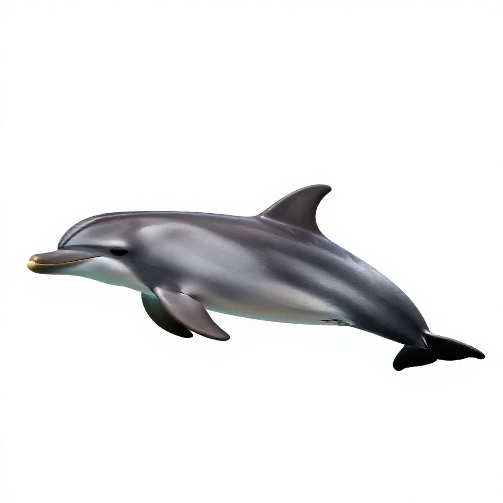 Dolphin isolated on a white background