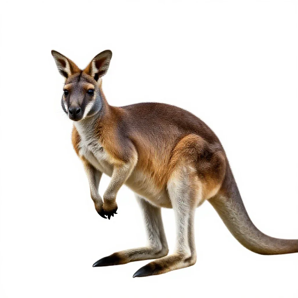 Marsupial isolated on a white background