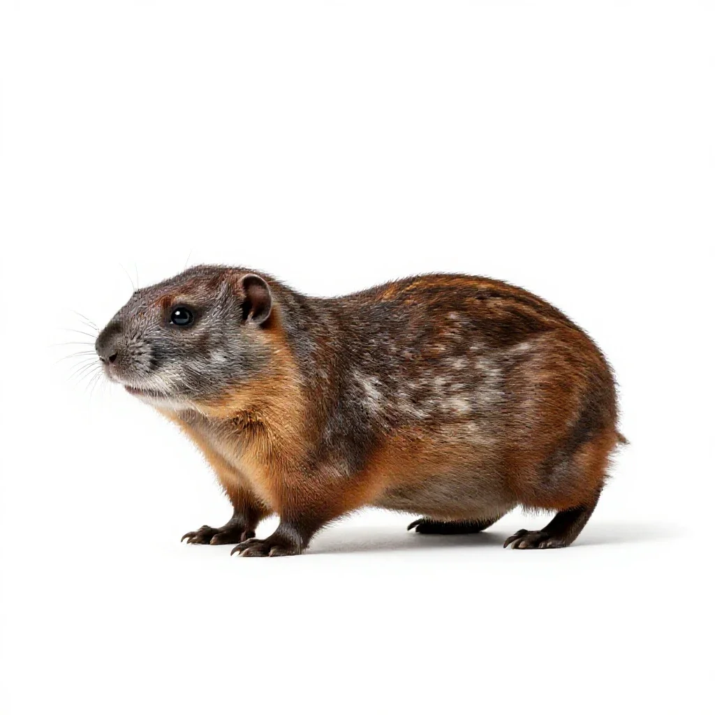 Mole isolated on a white background