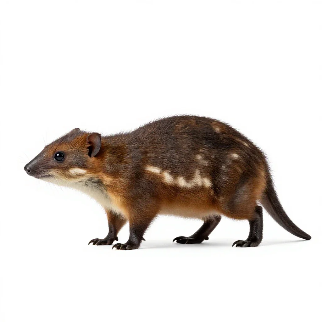 Monotreme isolated on a white background