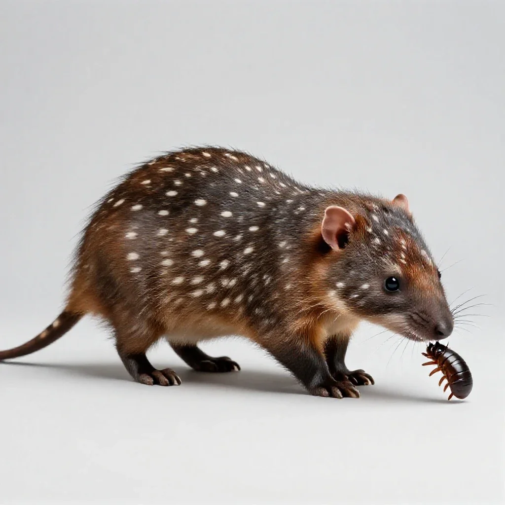 Numbat isolated on a white background
