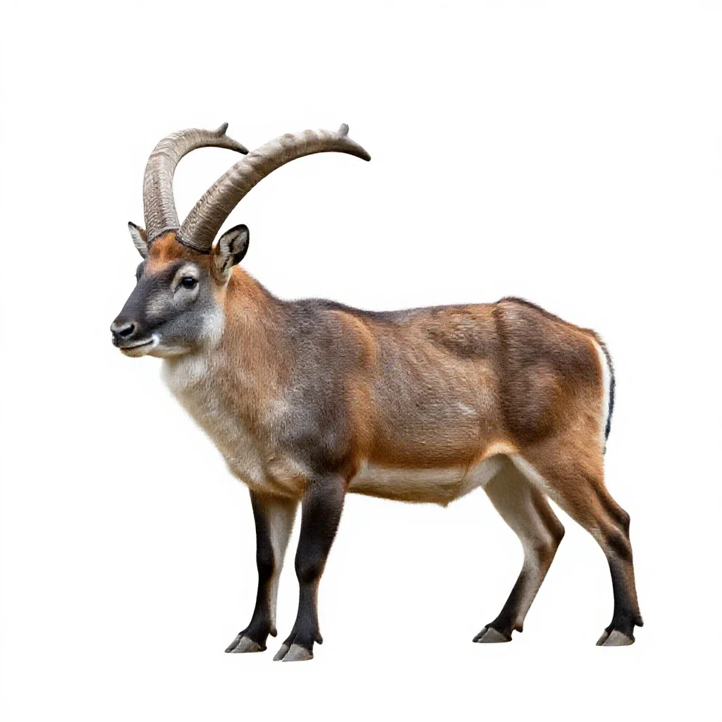 Pollard isolated on a white background