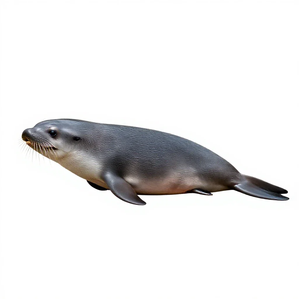 Porpoise isolated on a white background