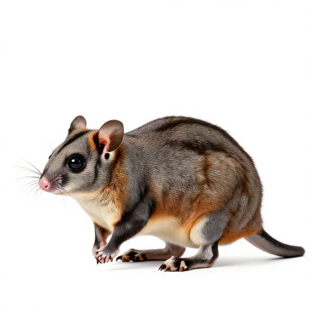 Potoroo isolated on a white background