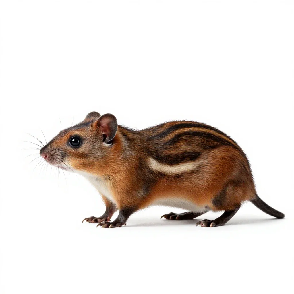 Shrew isolated on a white background