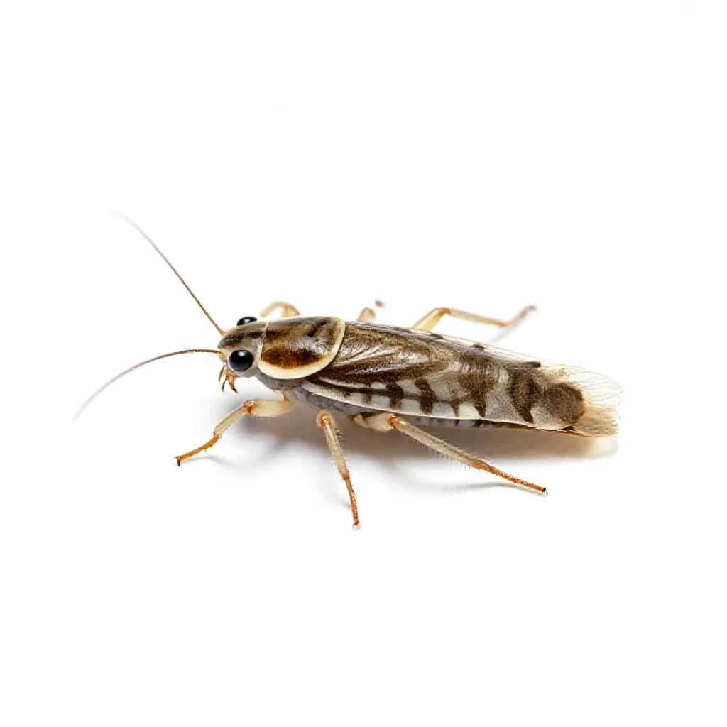 Beach flea isolated on a white background