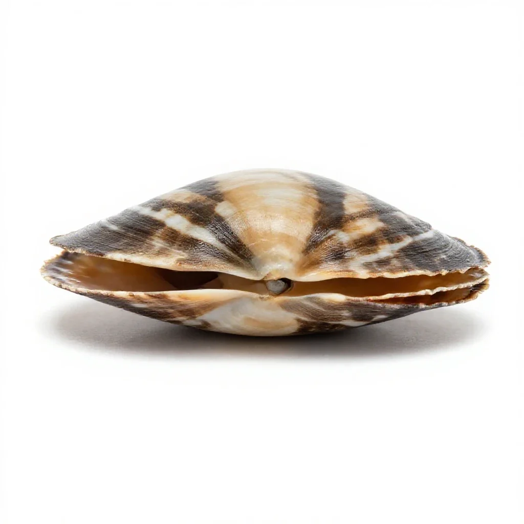 Bivalve isolated on a white background