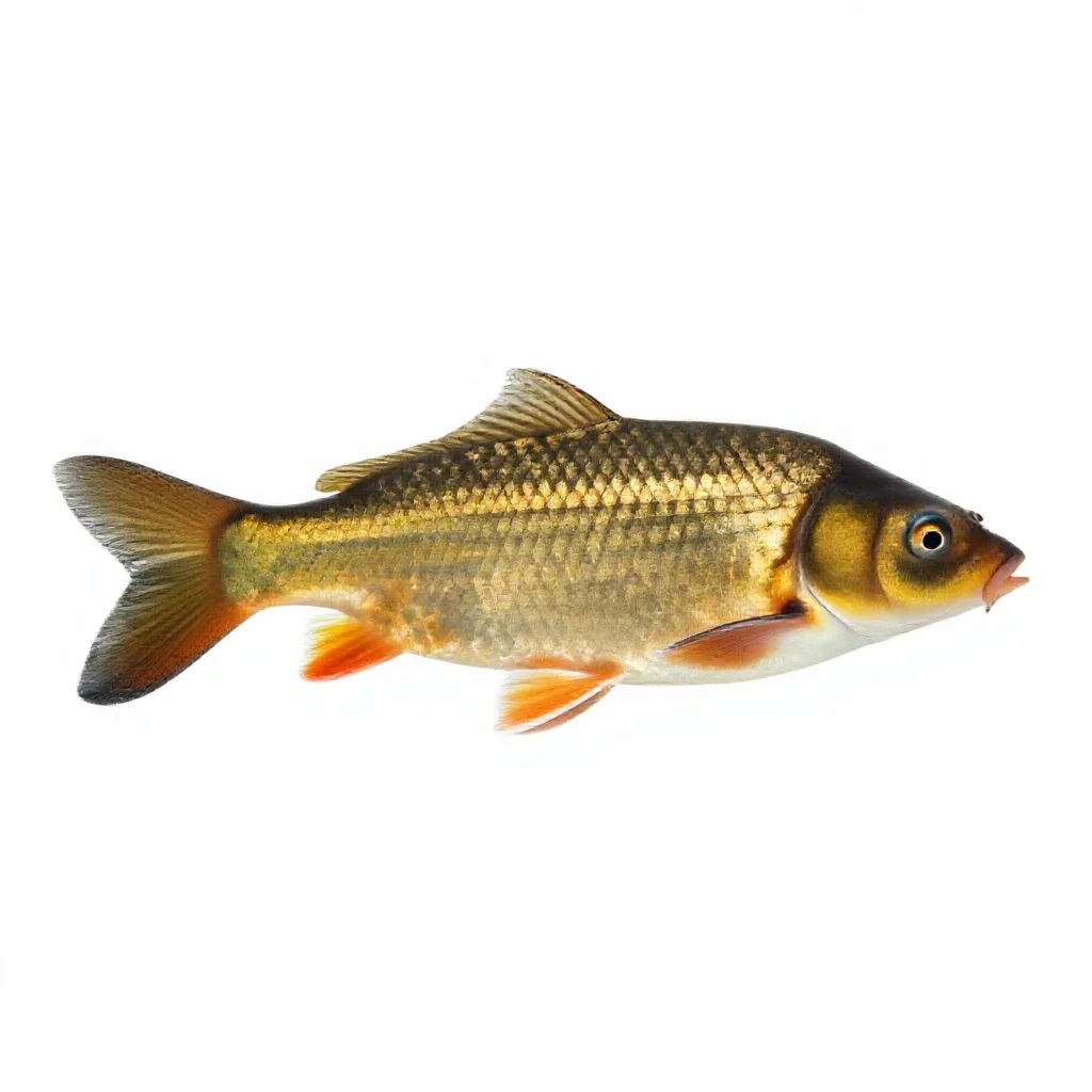 Carp isolated on a white background