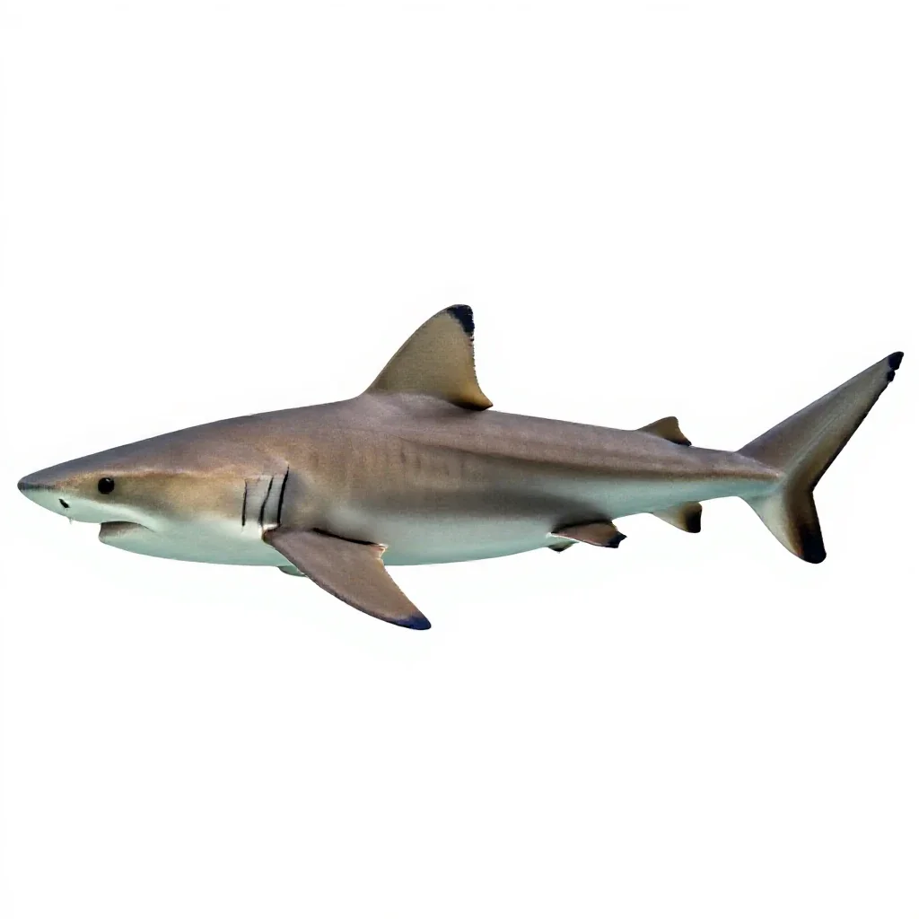 Carpet shark isolated on a white background