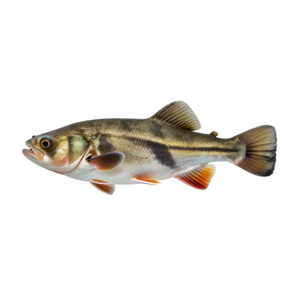 Cartilaginous fish isolated on a white background