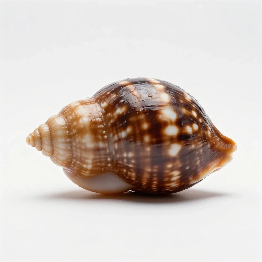 Cowrie isolated on a white background
