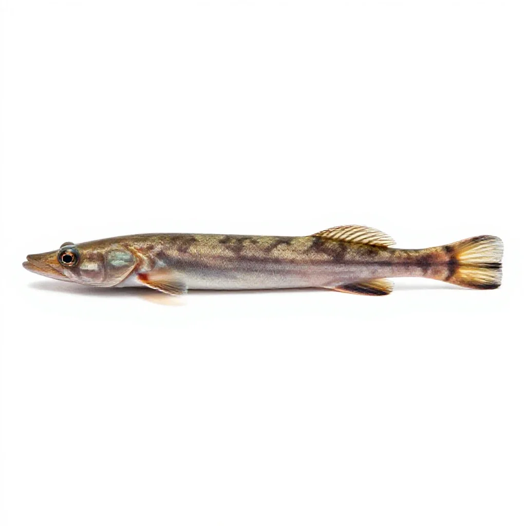 Deepwater pipefish isolated on a white background