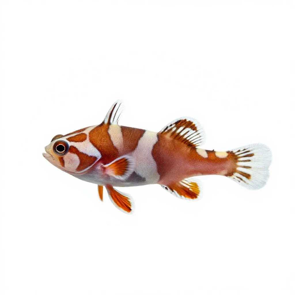 Dwarf pipefish isolated on a white background