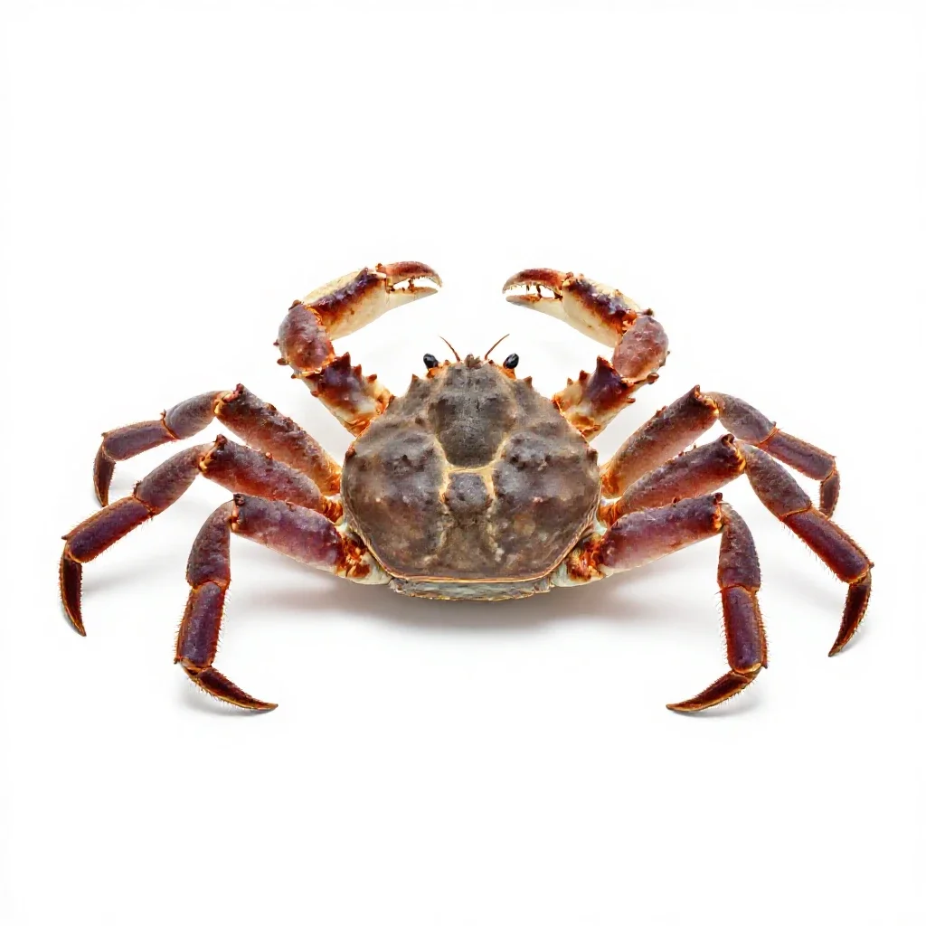 Giant crab isolated on a white background