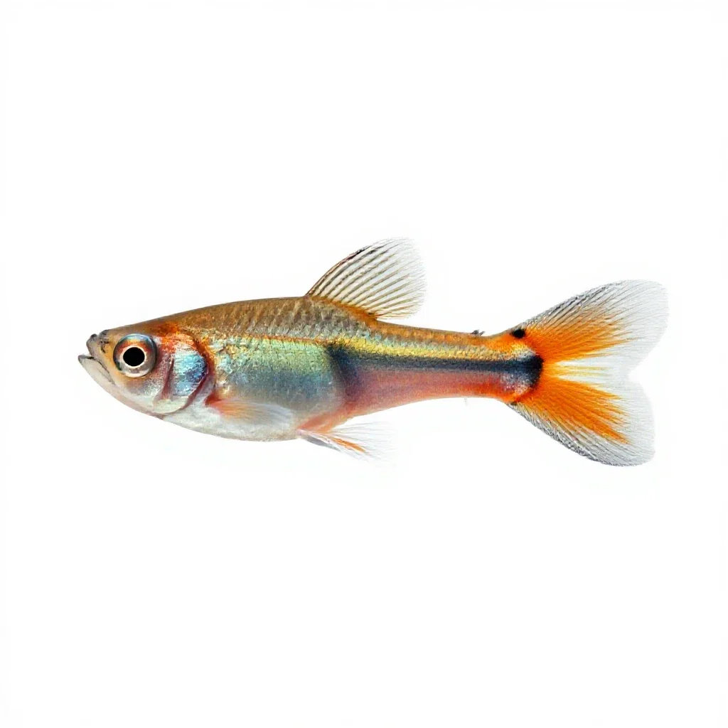 Guppy isolated on a white background