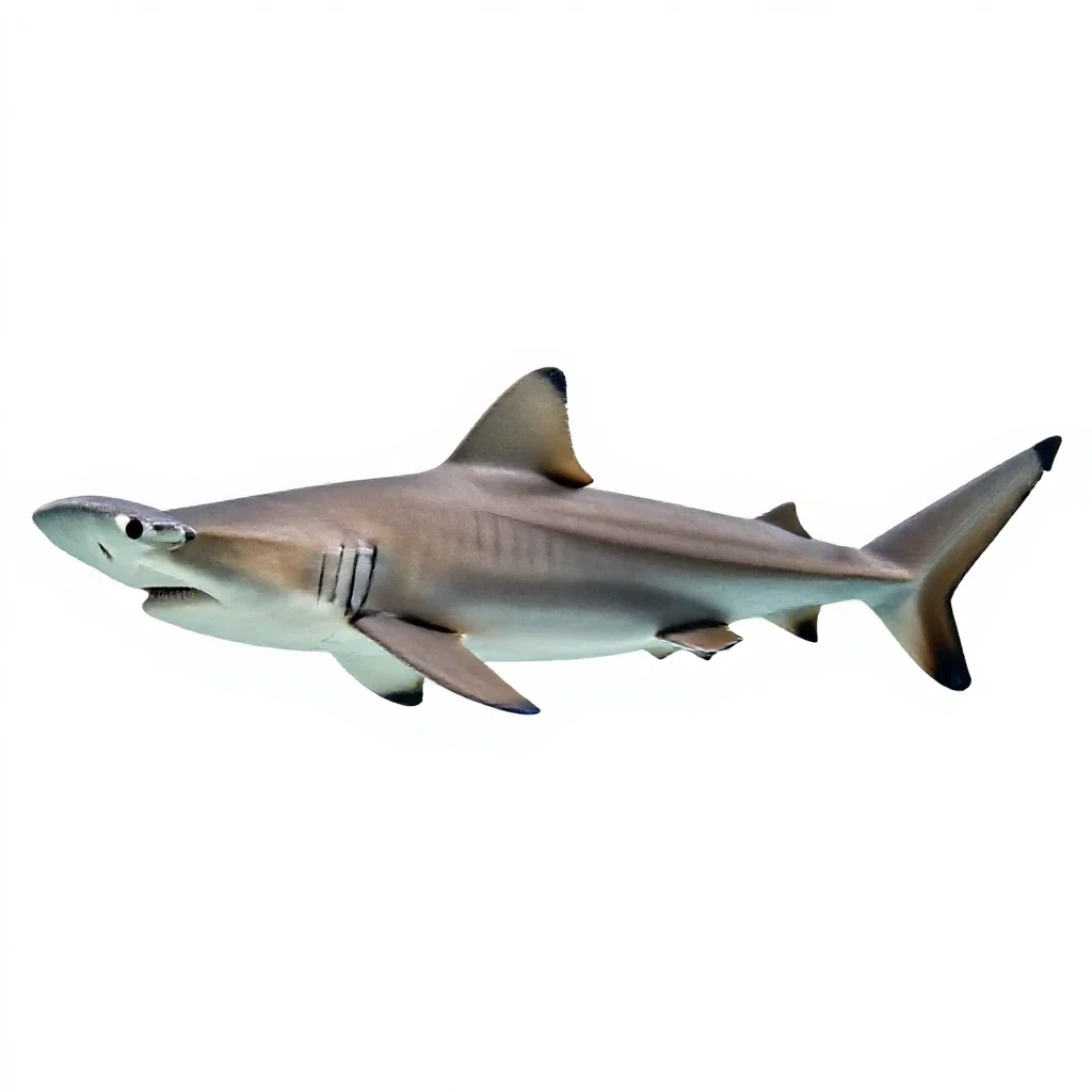 Hammerhead isolated on a white background