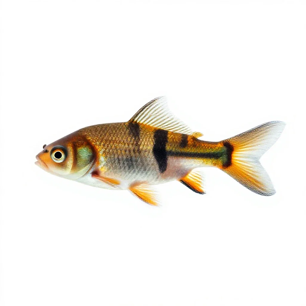 Killifish isolated on a white background