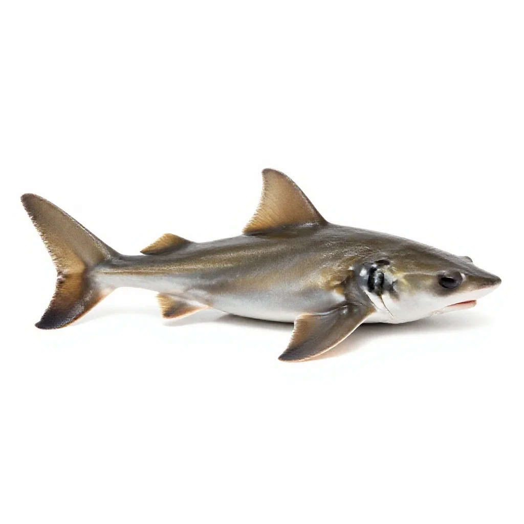 Little skate isolated on a white background