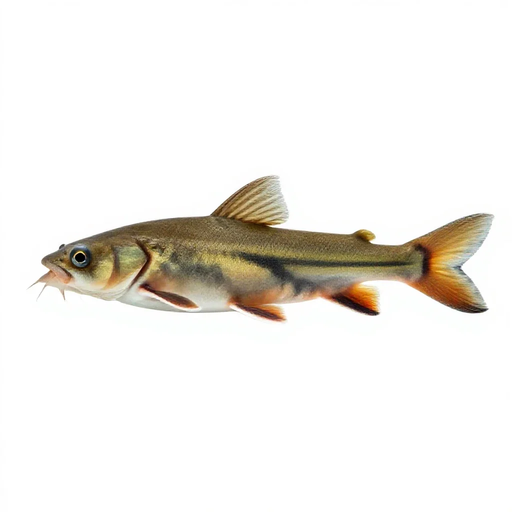 Loach isolated on a white background