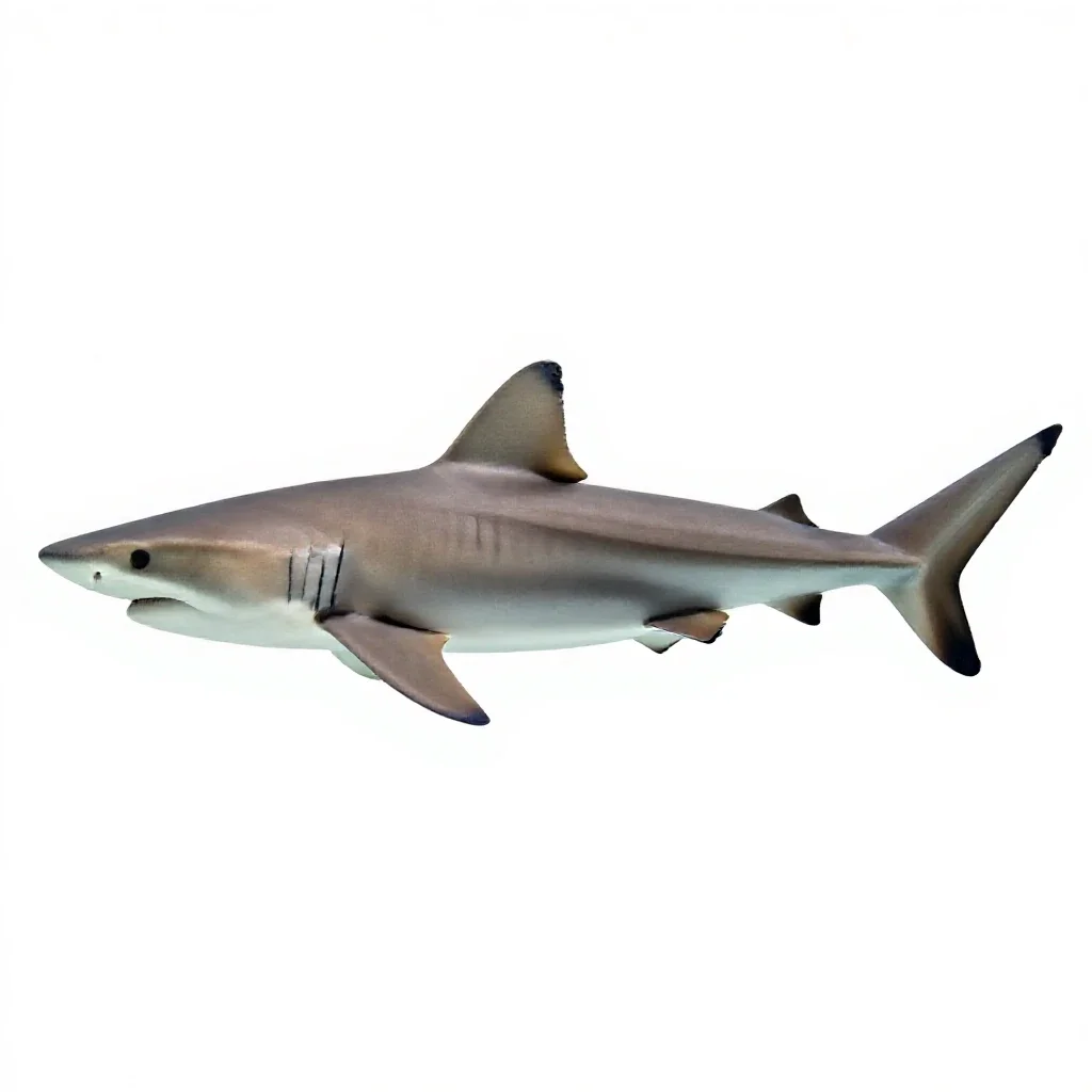 Porbeagle isolated on a white background