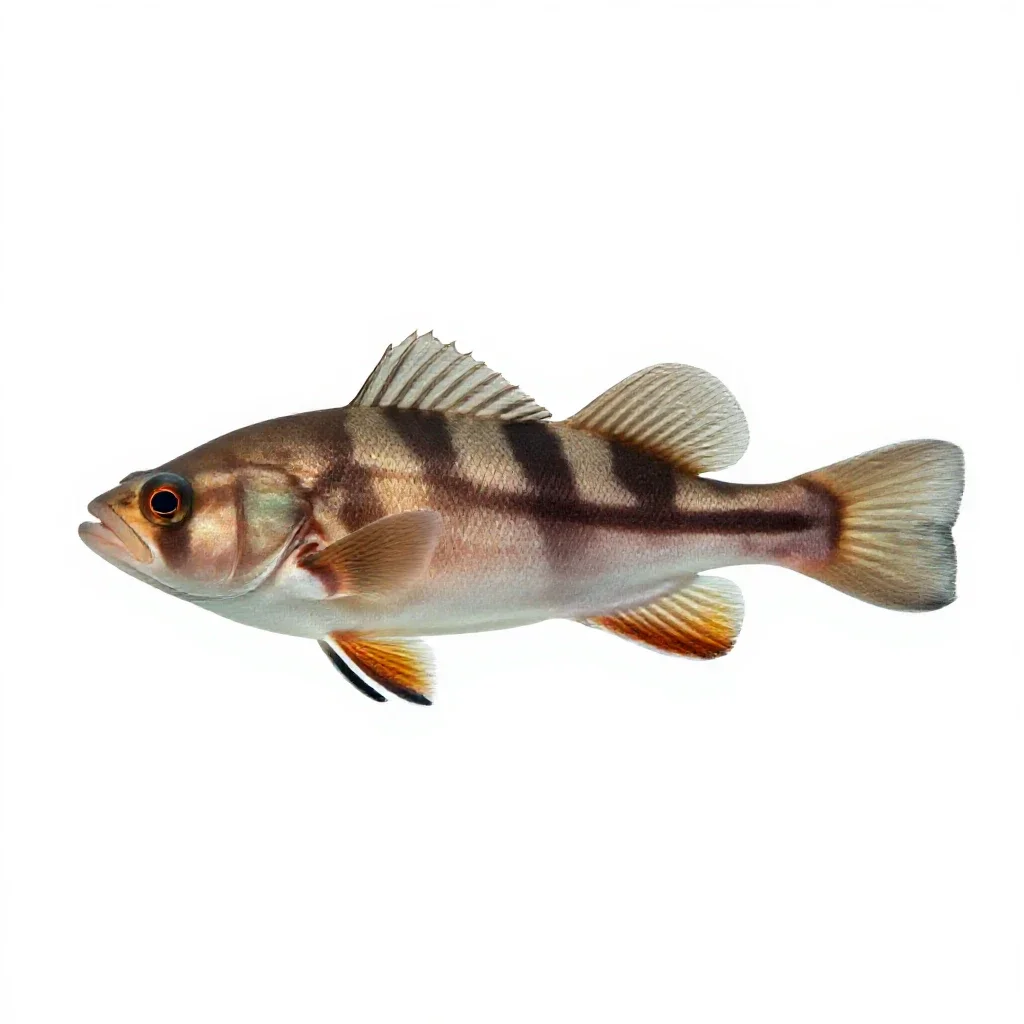 Rabbitfish isolated on a white background