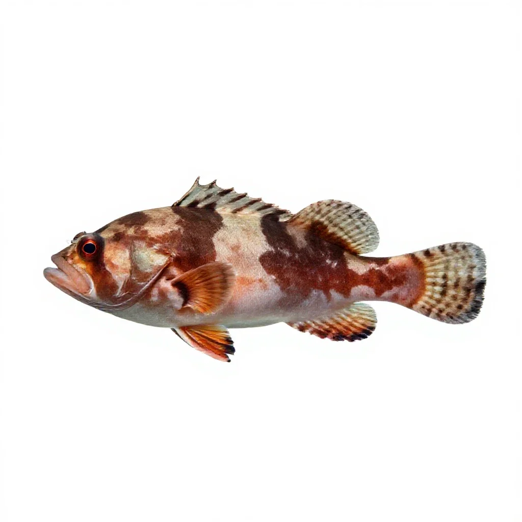 Reef squirrelfish isolated on a white background