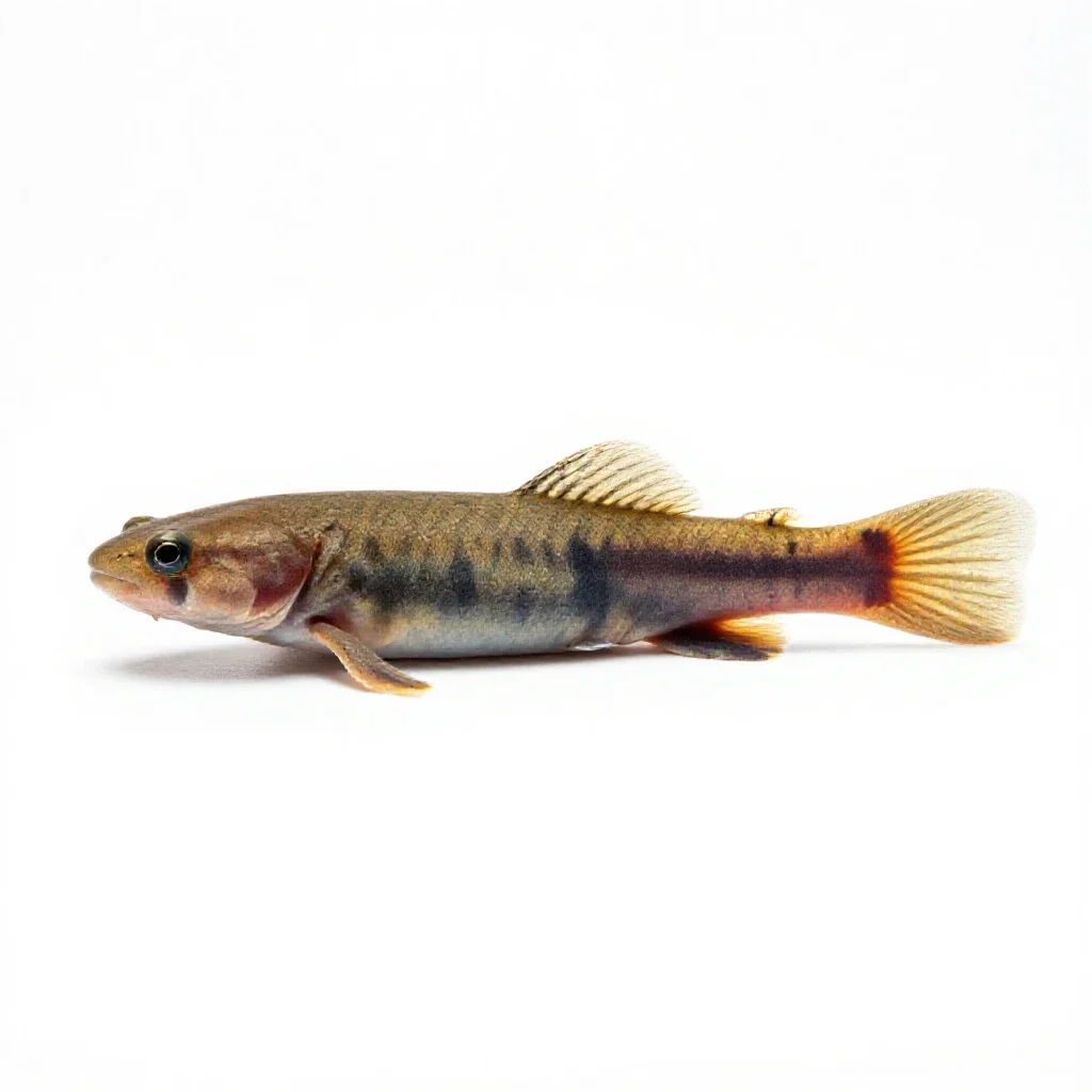 Rivulus isolated on a white background