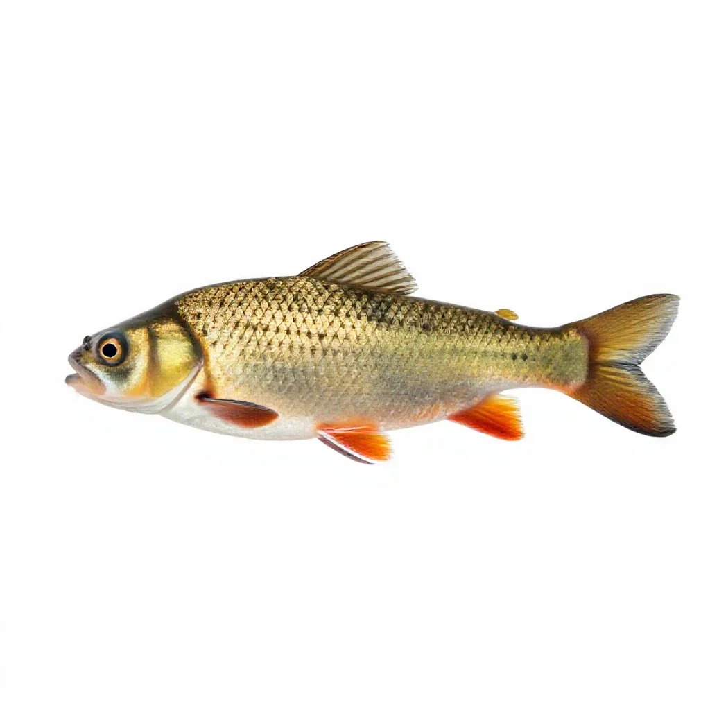 Rudd isolated on a white background