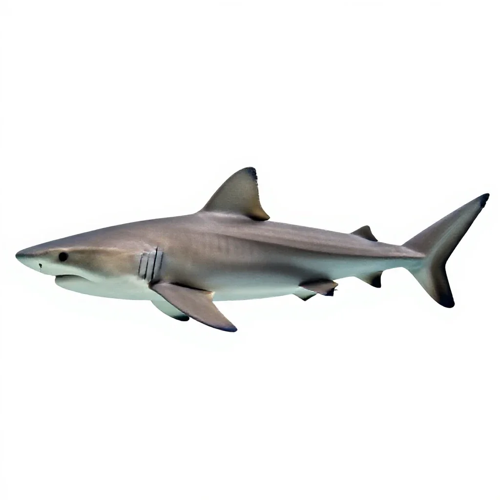 Sandbar shark isolated on a white background
