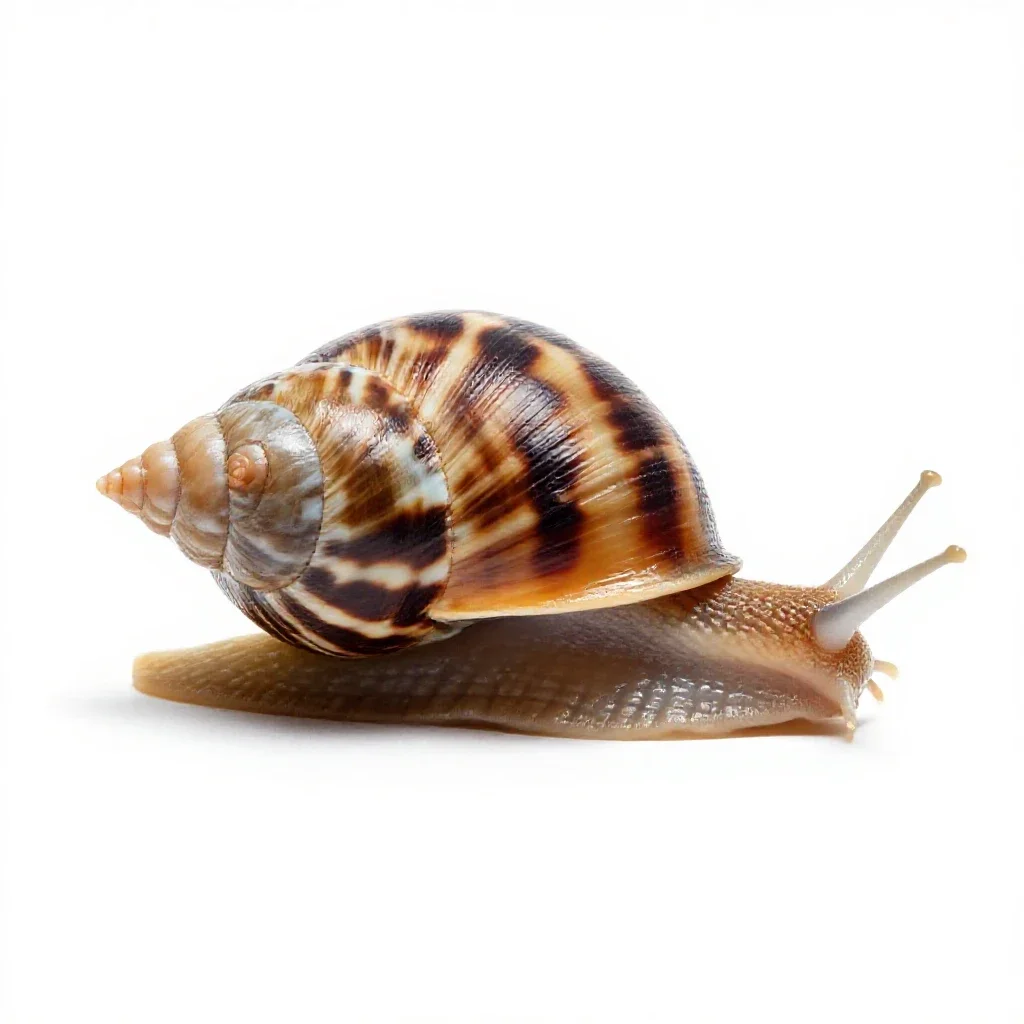 Seasnail isolated on a white background
