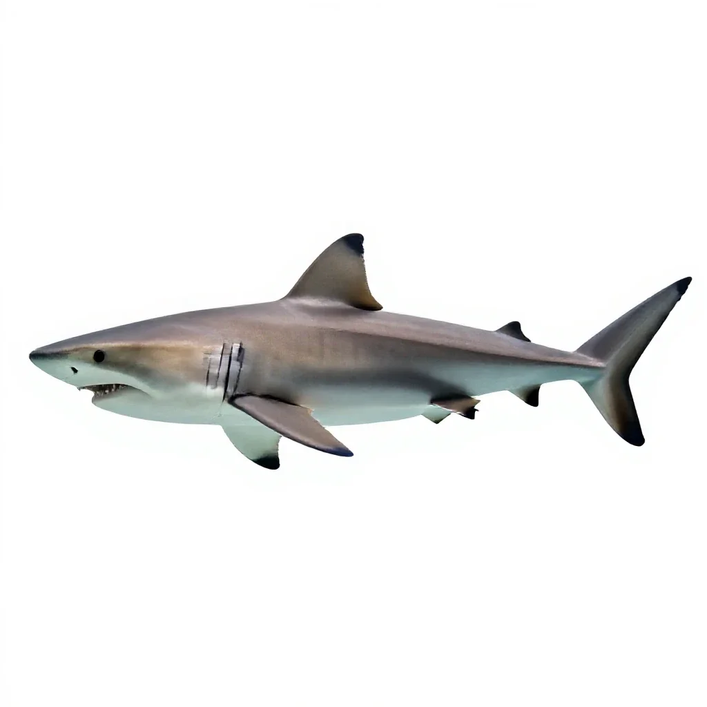 Shark isolated on a white background
