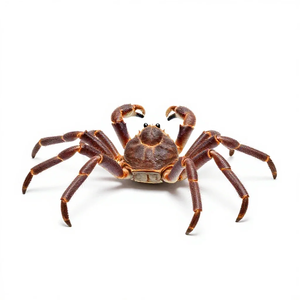 Spider crab isolated on a white background