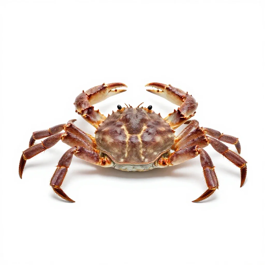 Stone crab isolated on a white background