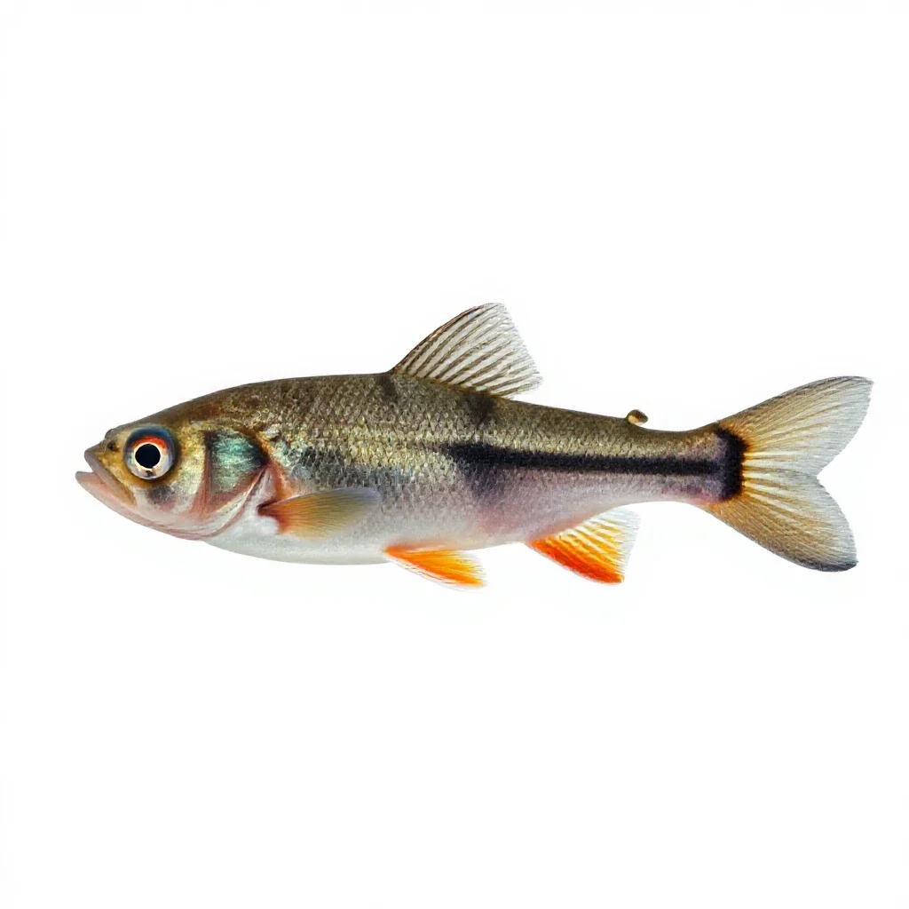 Anomalops isolated on a white background