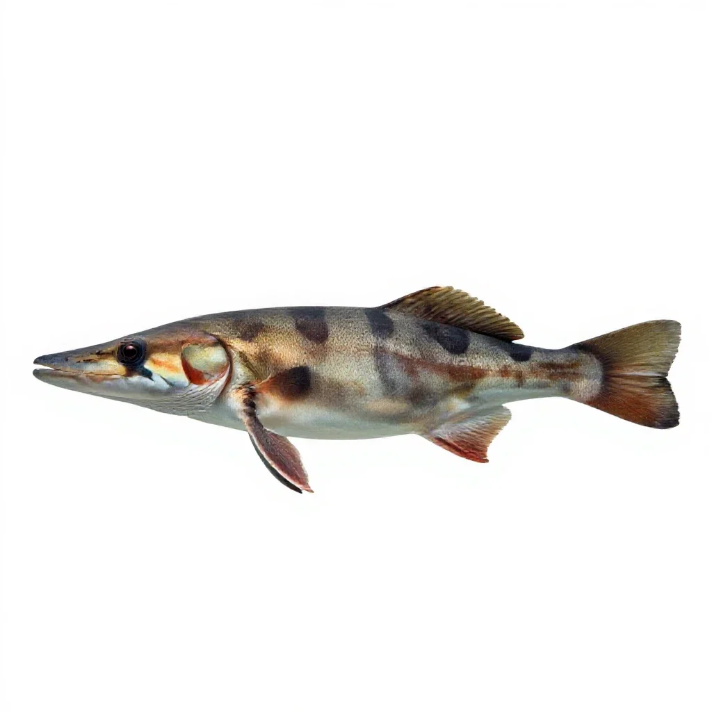Architeuthis isolated on a white background