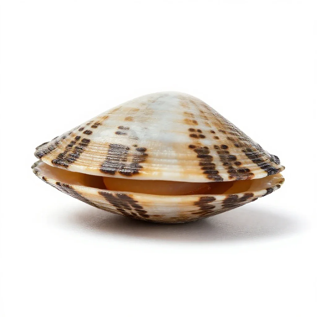 Edible cockle isolated on a white background