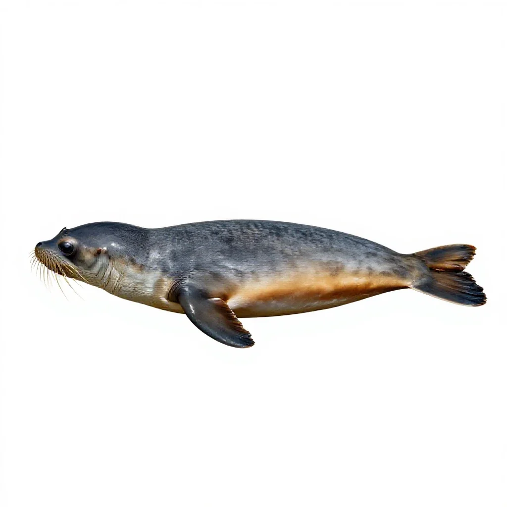 Ormer isolated on a white background