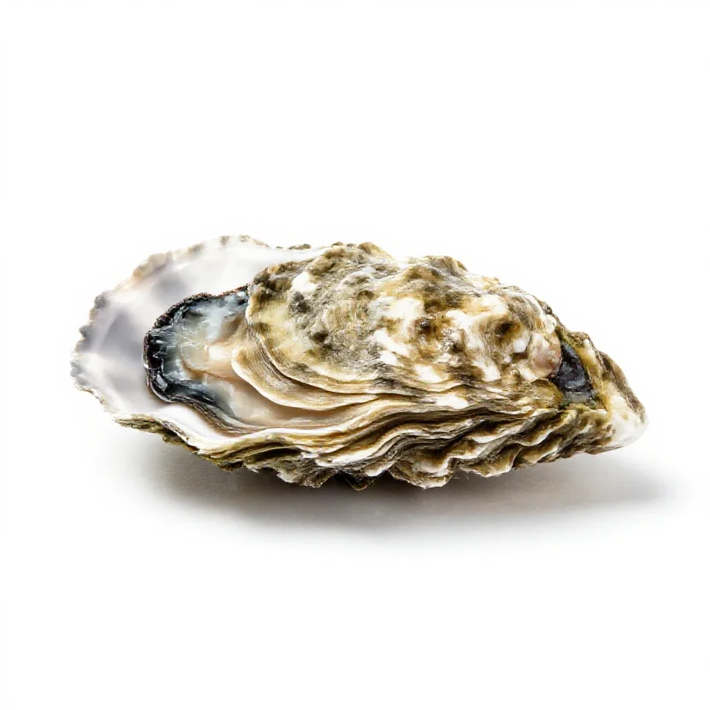Oyster isolated on a white background
