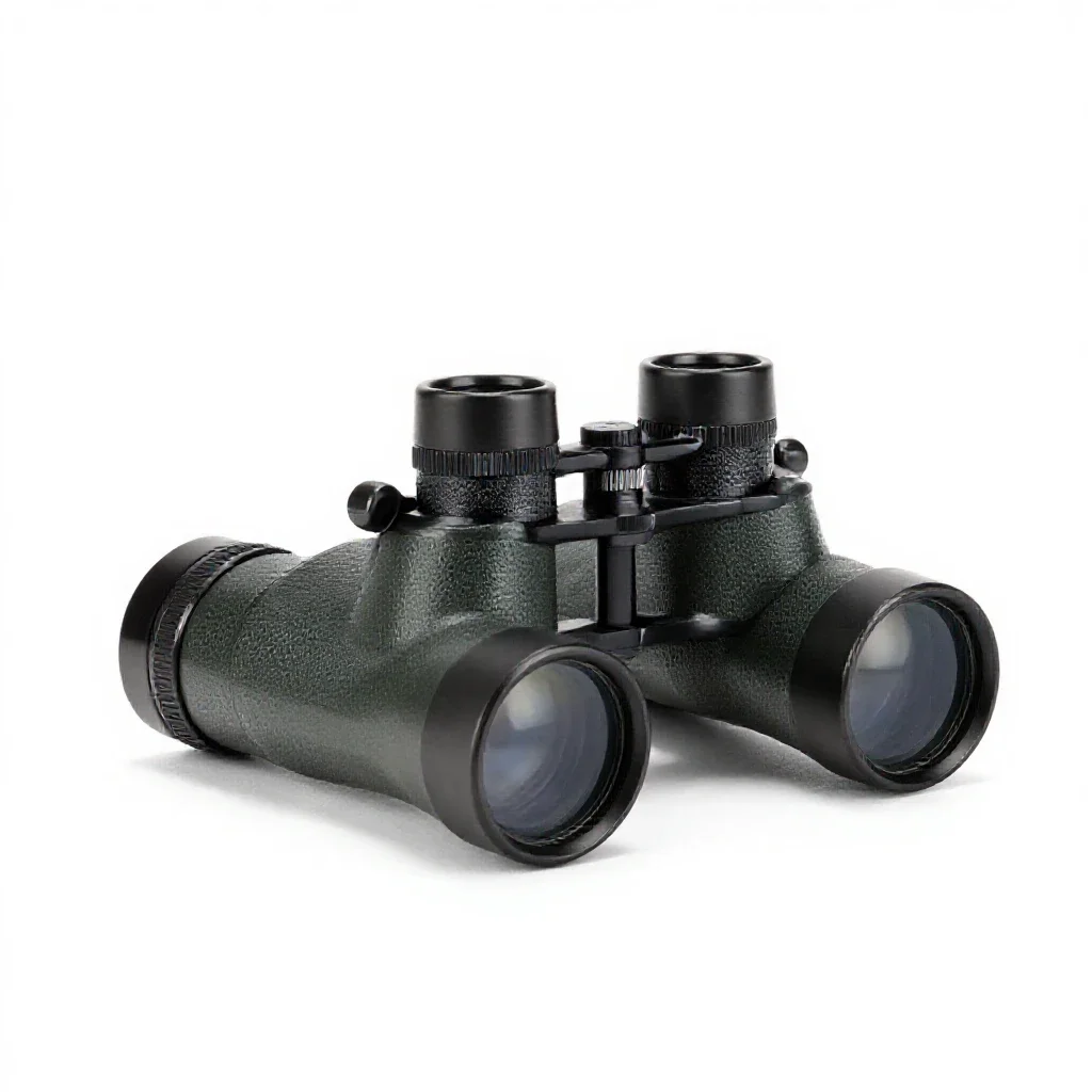 Captain's spyglass isolated on a white background