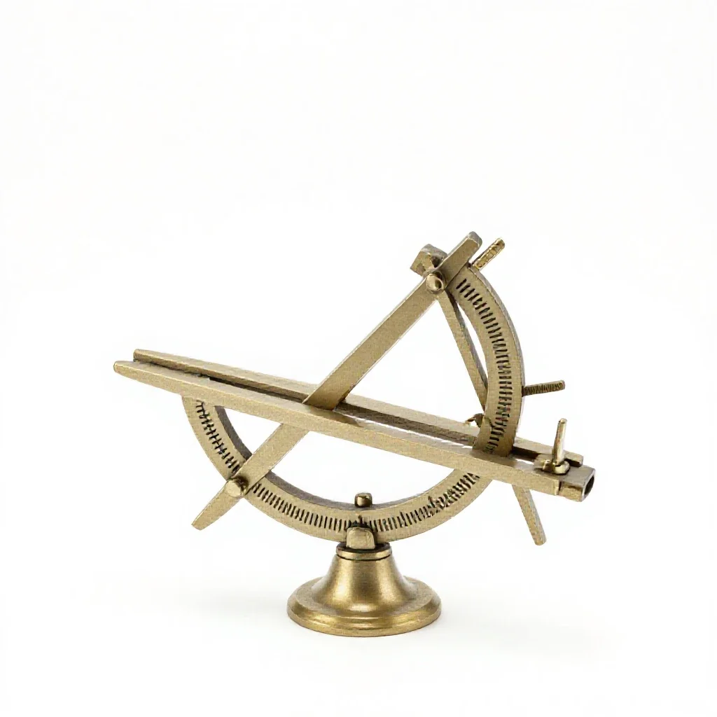 Astrolabe isolated on a white background