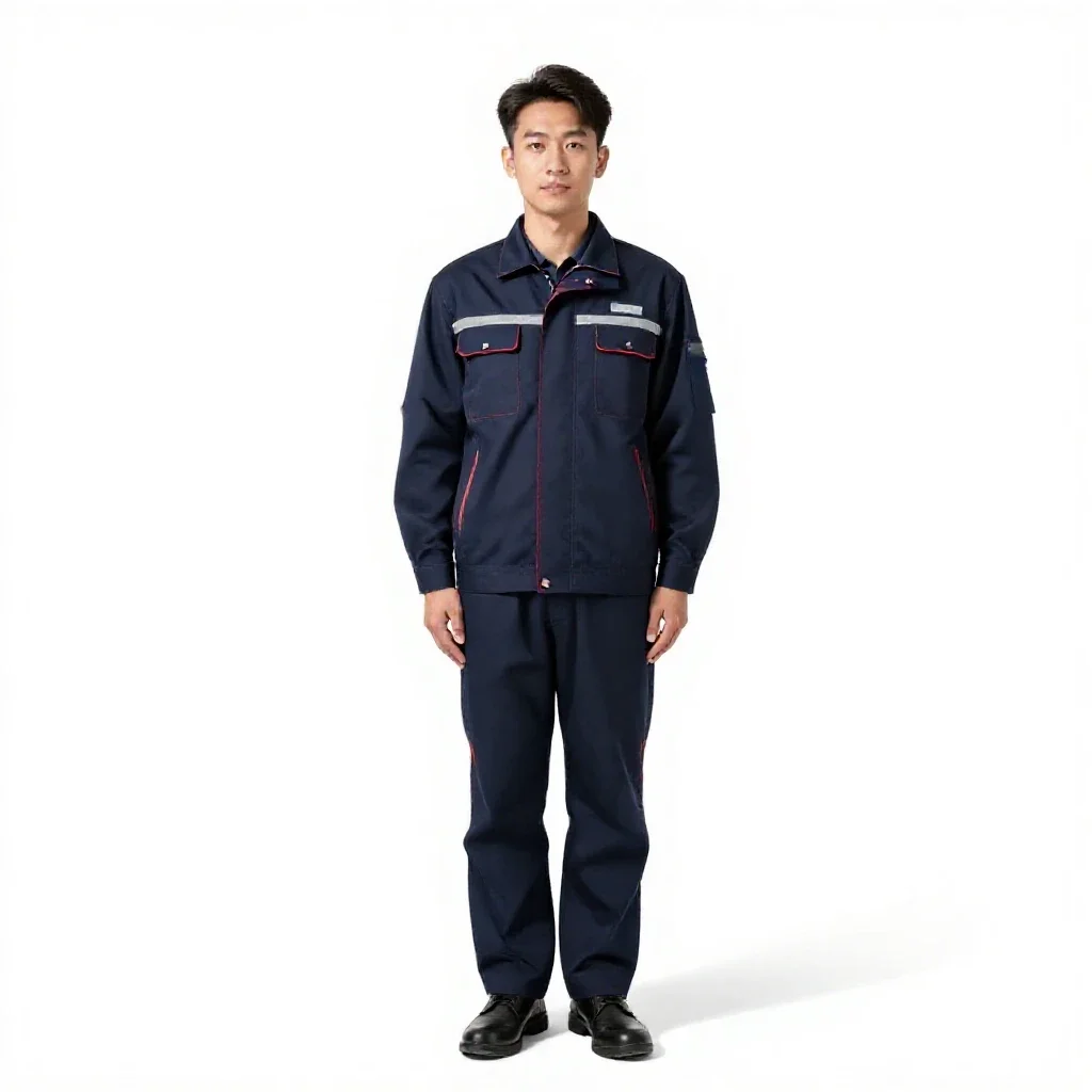 Train conductor with a punch isolated on a white background