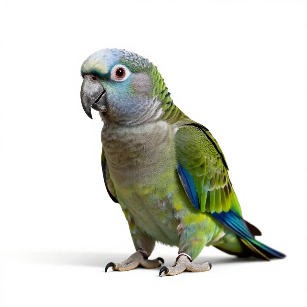 Kea parrot isolated on a white background