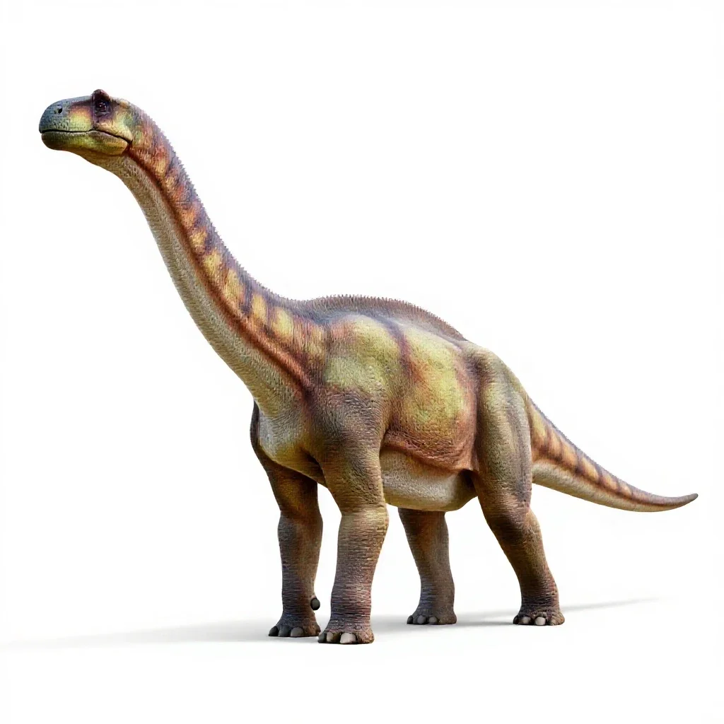 Diplodocus isolated on a white background