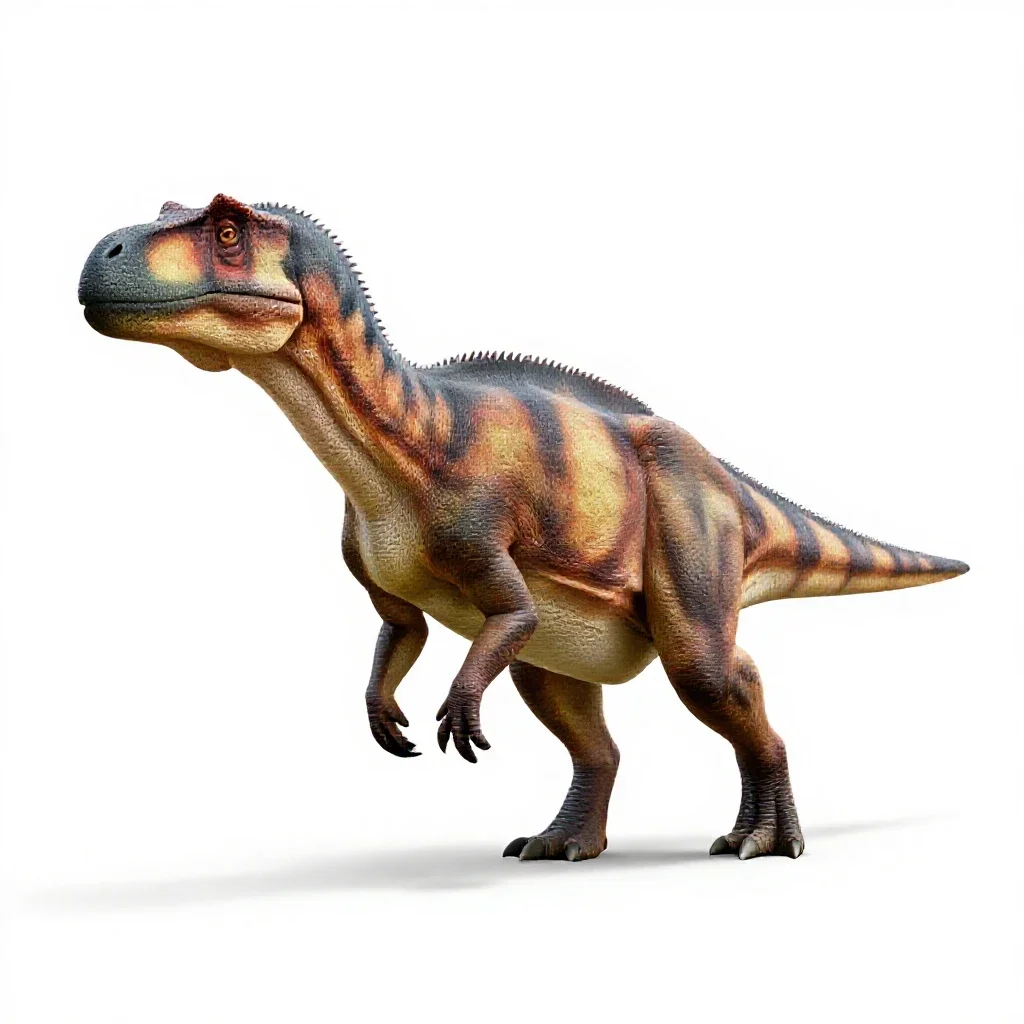 Pachycephalosaurus isolated on a white background