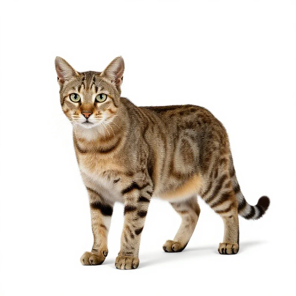 Sabre-toothed cat isolated on a white background