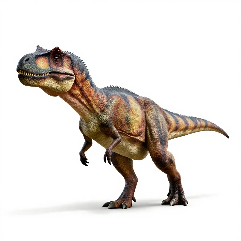 Spinosaurus isolated on a white background