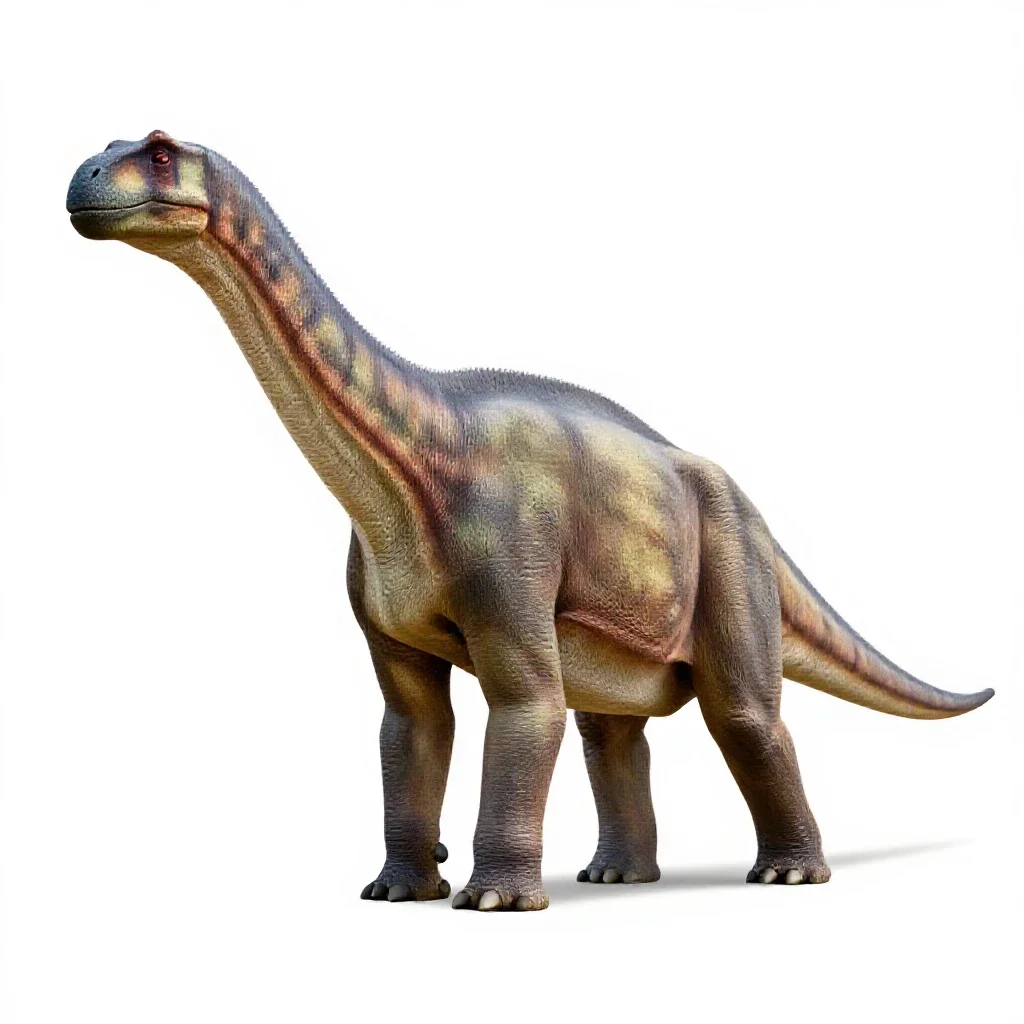 Argentinosaurus isolated on a white background